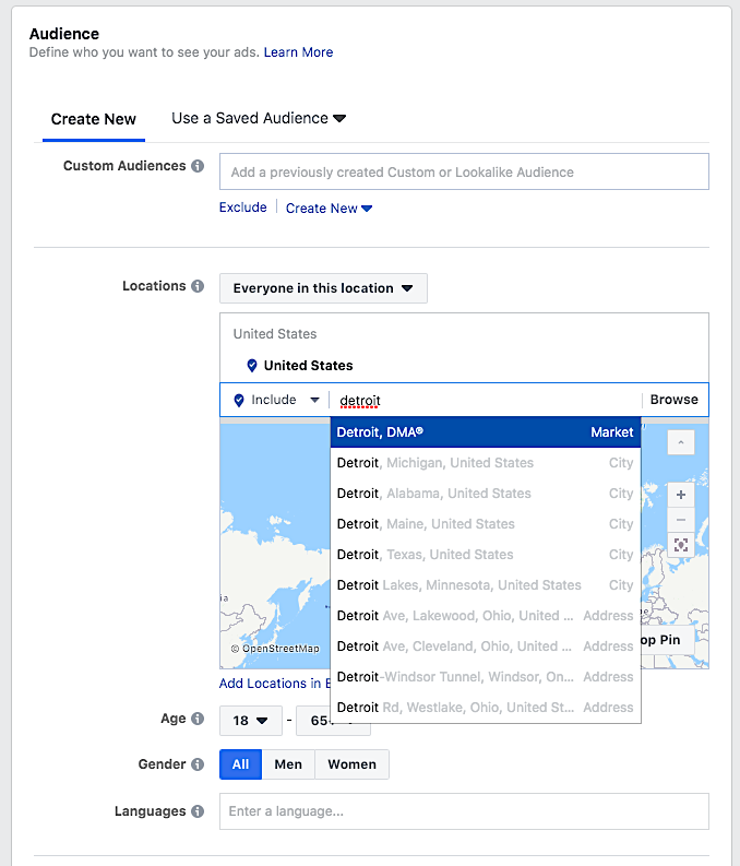 Article Facebook Ads Location SG blog