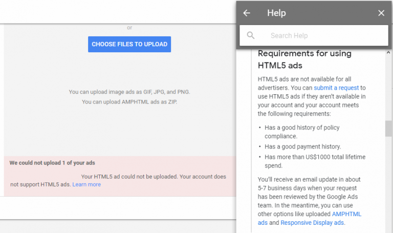 html 5 anuncios