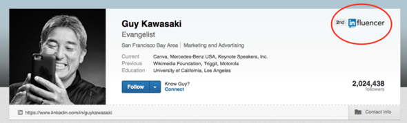 Influencer Beispiel Linkedin
