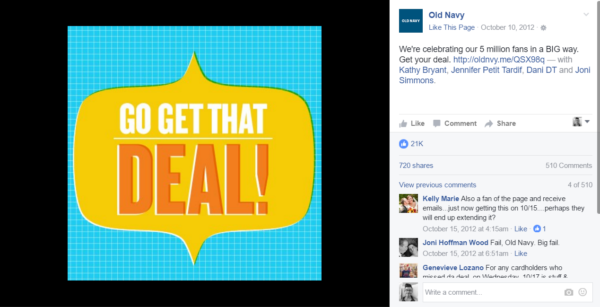 Criar-evento-Old-Navy-promoção