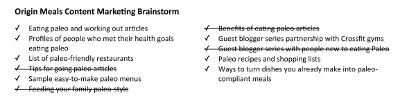 Origin-meals-brainstorm-target-audience