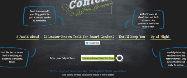 Portent-Content-Ideengenerator